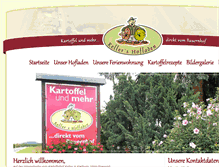Tablet Screenshot of kartoffelhof-keller.de
